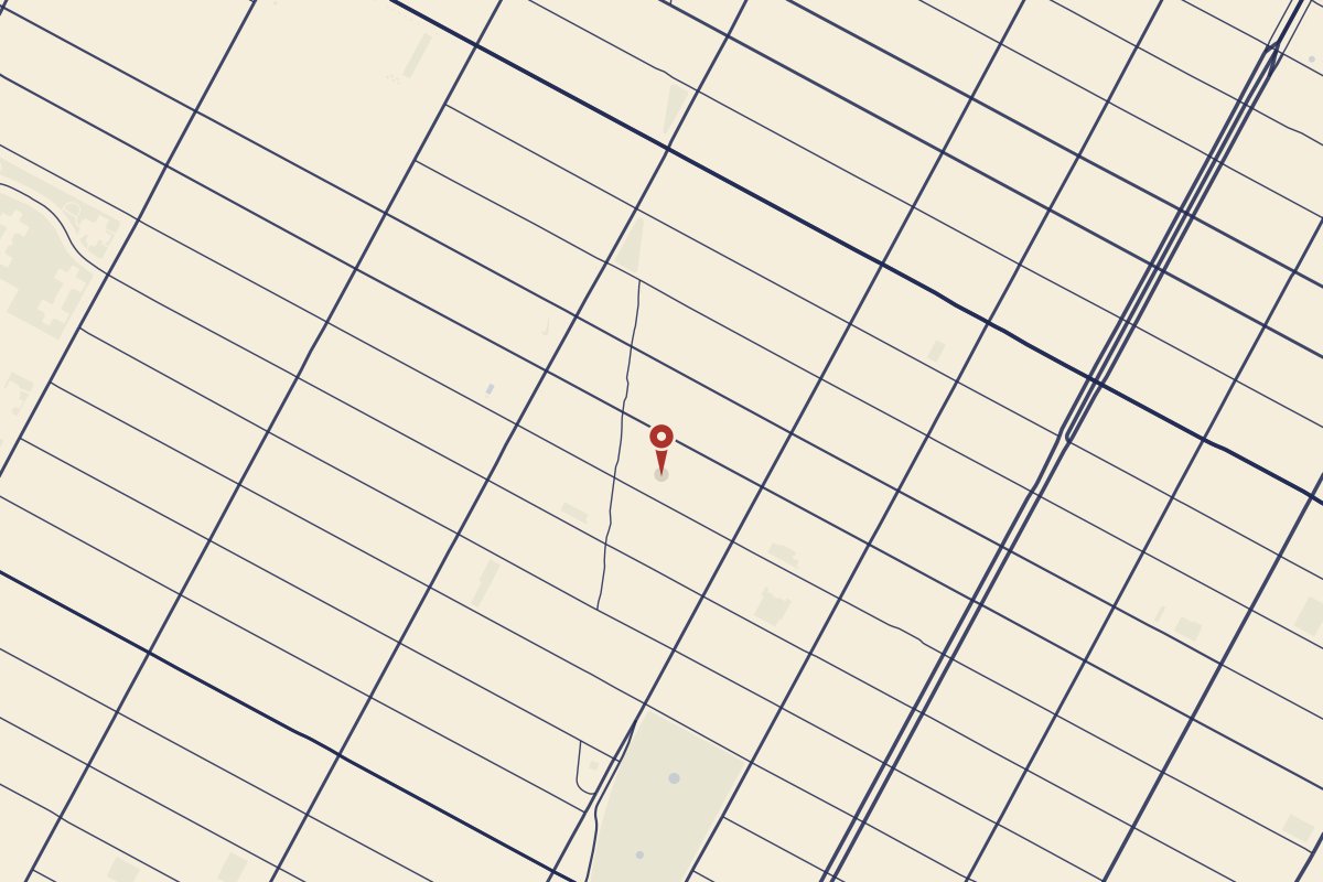 Map of the streets around INDN, Midtown